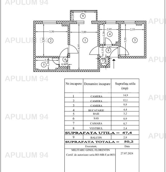  Apartament 3 camere locuinta/birouri x Cismigu Facultatea de Drept